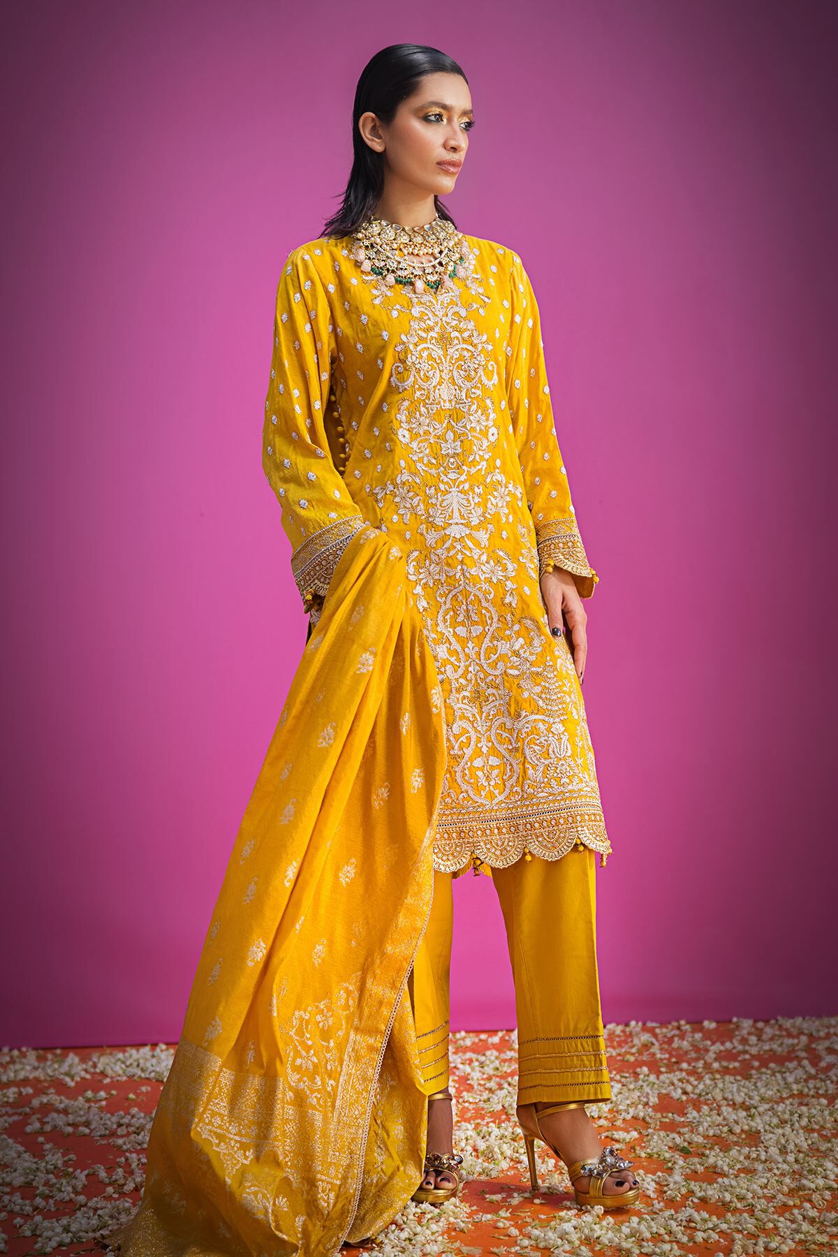 Buy Fabrics 3 Piece 12593.00 PKR Khaadi Pakistan Salesforce